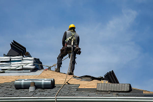 Professional Roof Replacement technician working in Wallace, FL